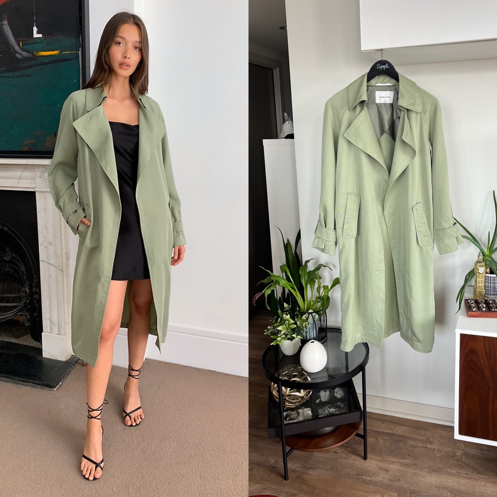 Aritzia Babaton Lawson New Trench Formal Business Casual Relaxed Spring Coat